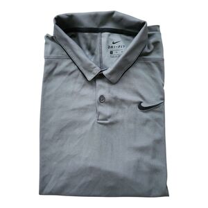 Nike Dri-Fit Gray Polo Shirt